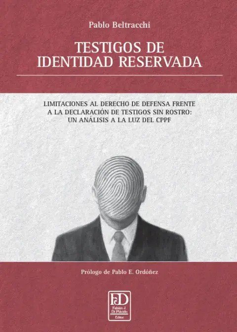 Tapa del libro «Testigos de identidad reservada»