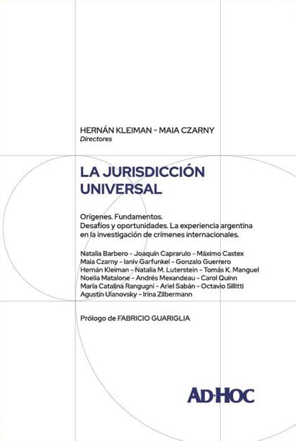 Tapa del libro «La Jurisdicción Universal»