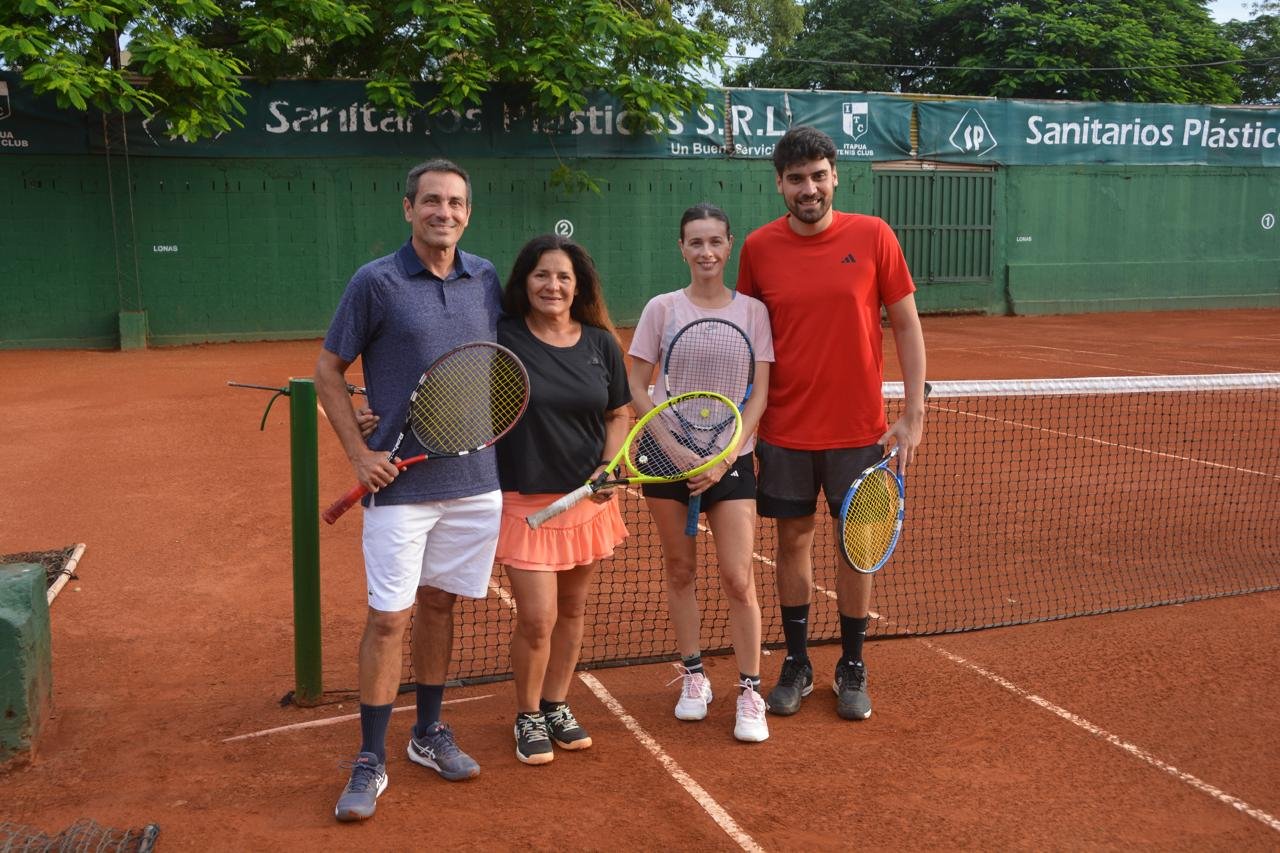 Torneo de tenis en el Itapúa Tenis Club.